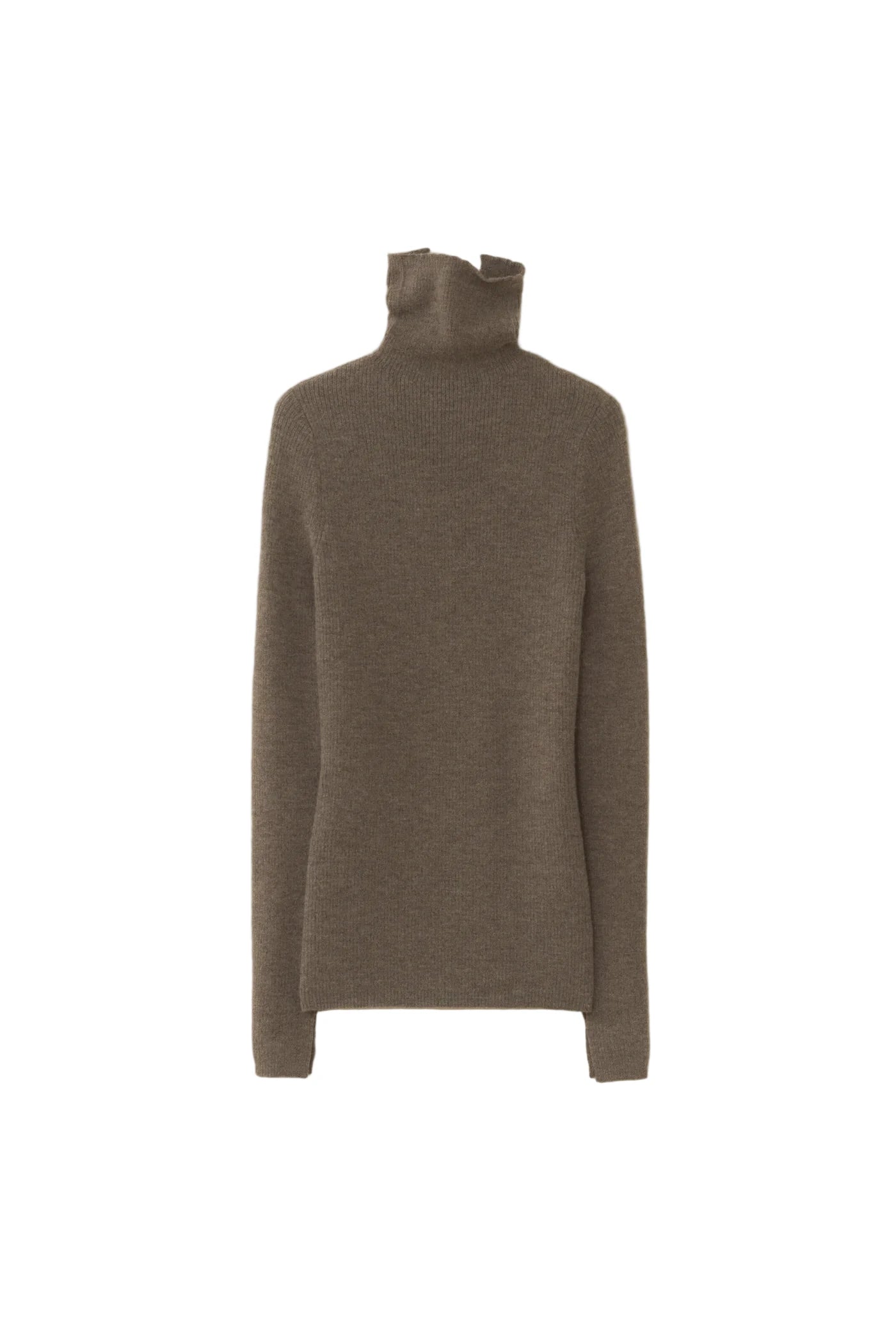Rib Split Turtleneck in Cinder by Lauren Manoogian-Lauren Manoogian-Idlewild-Cincinnati