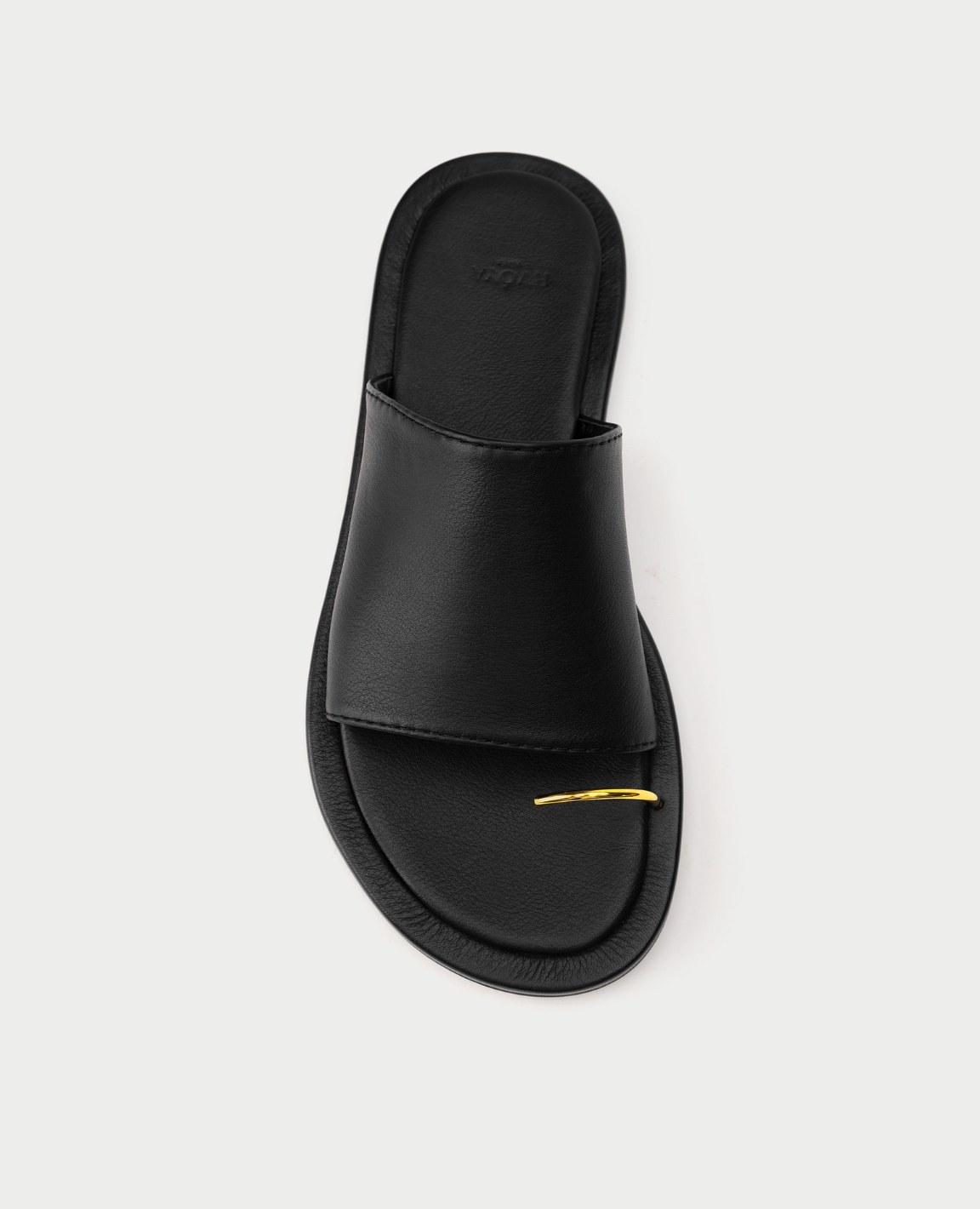 Ring Mule in Black by HVÓYA-Shoes-HVÓYA-Idlewild