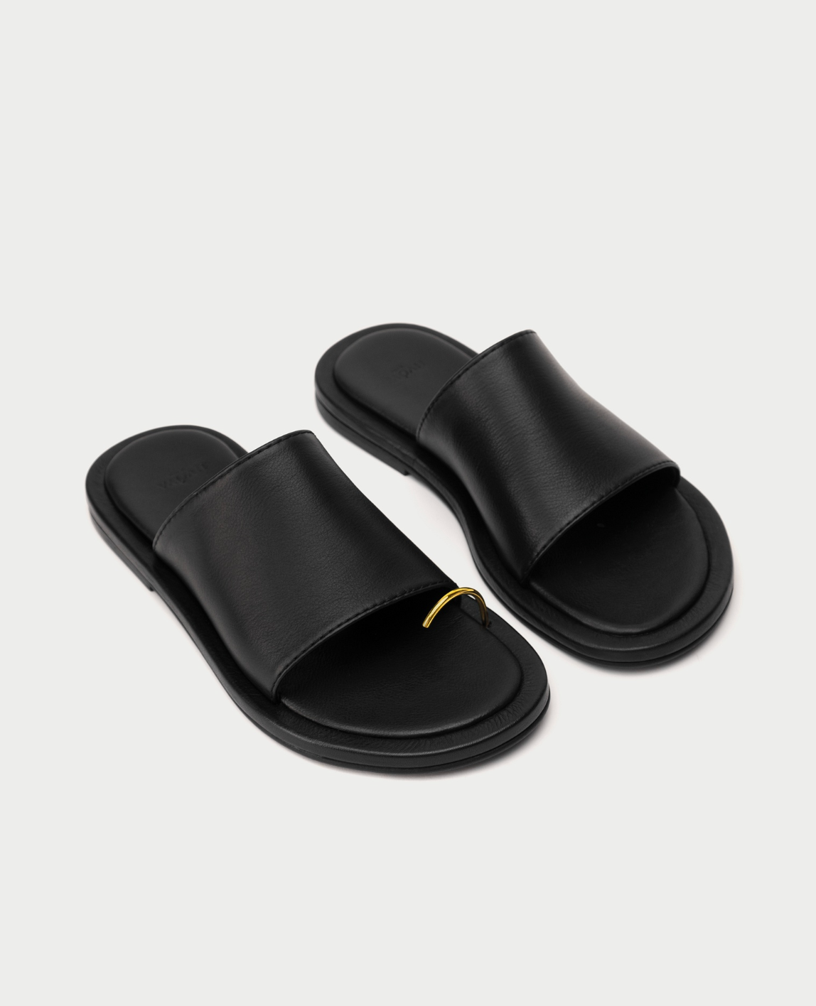 Ring Mule in Black by HVÓYA-Shoes-HVÓYA-Idlewild