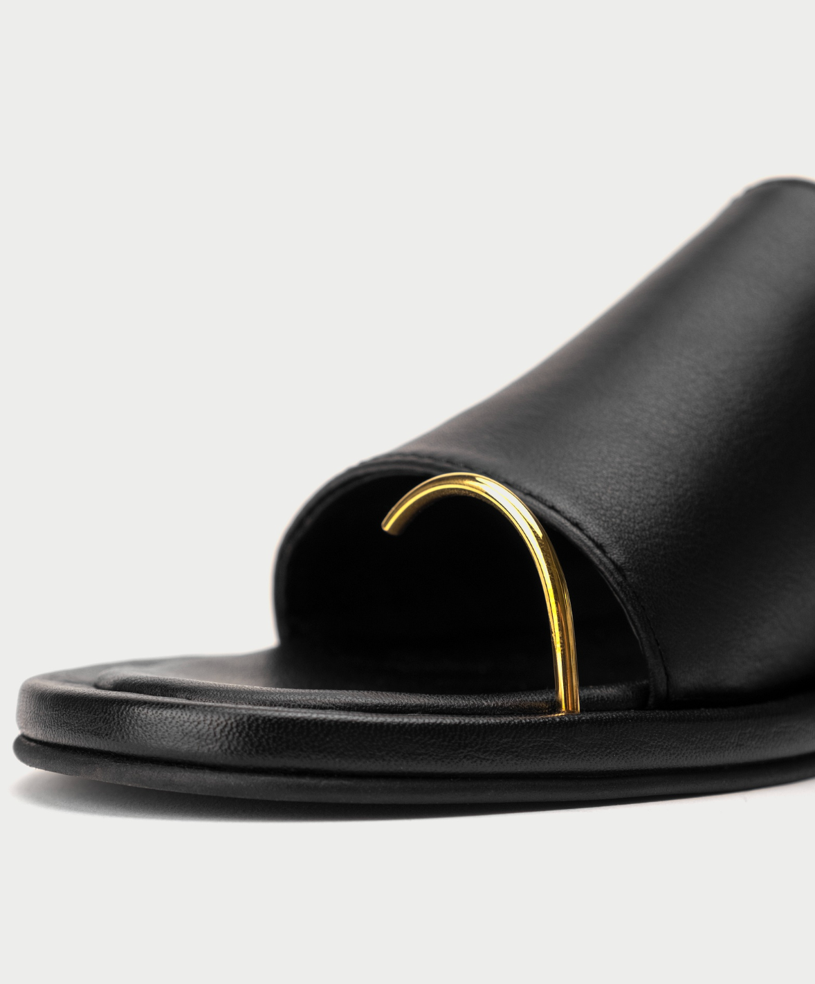 Ring Mule in Black by HVÓYA-Shoes-HVÓYA-Idlewild