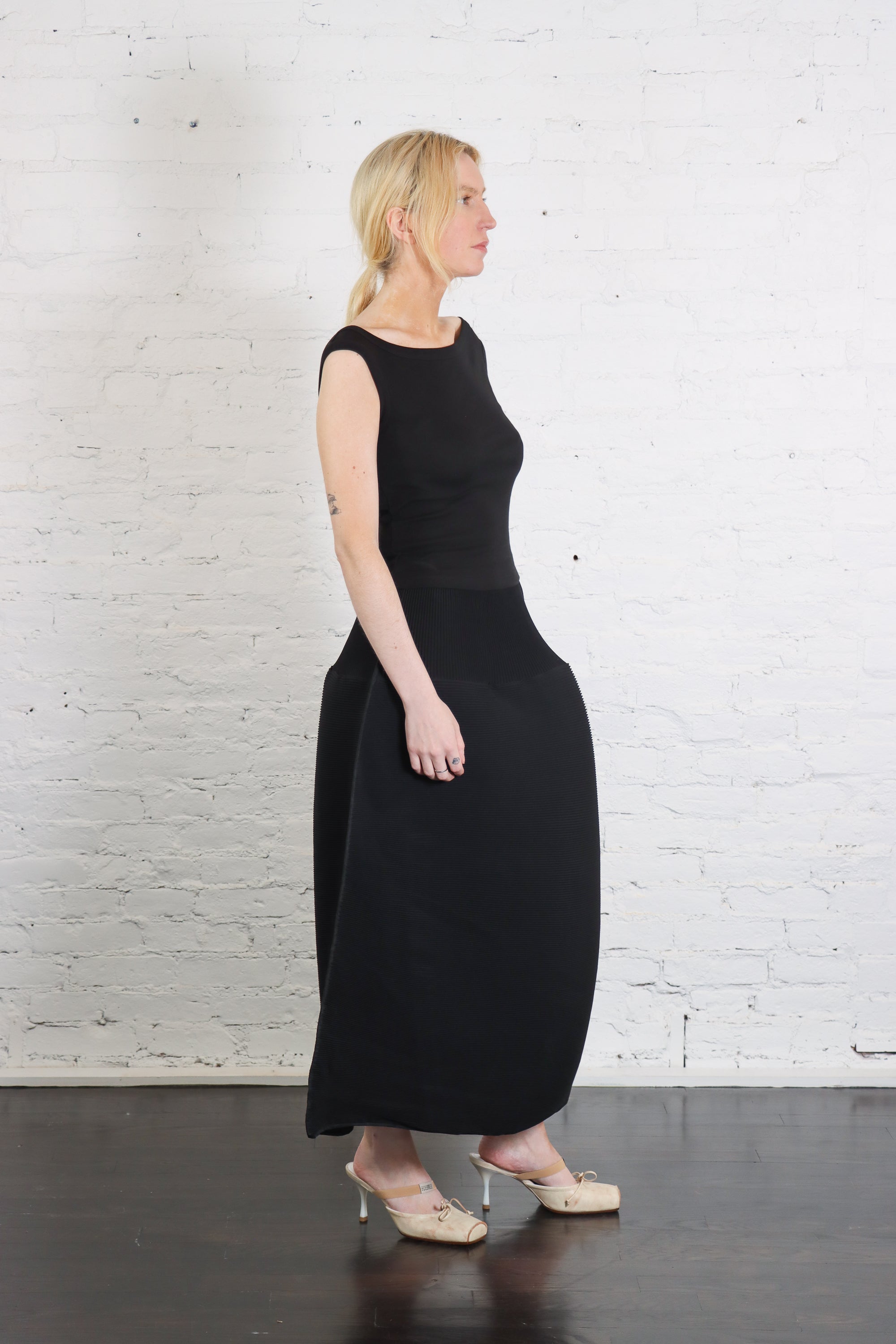 Ripple Skirt in Black by Melitta Baumeister-Melitta Baumeister-Idlewild-Cincinnati