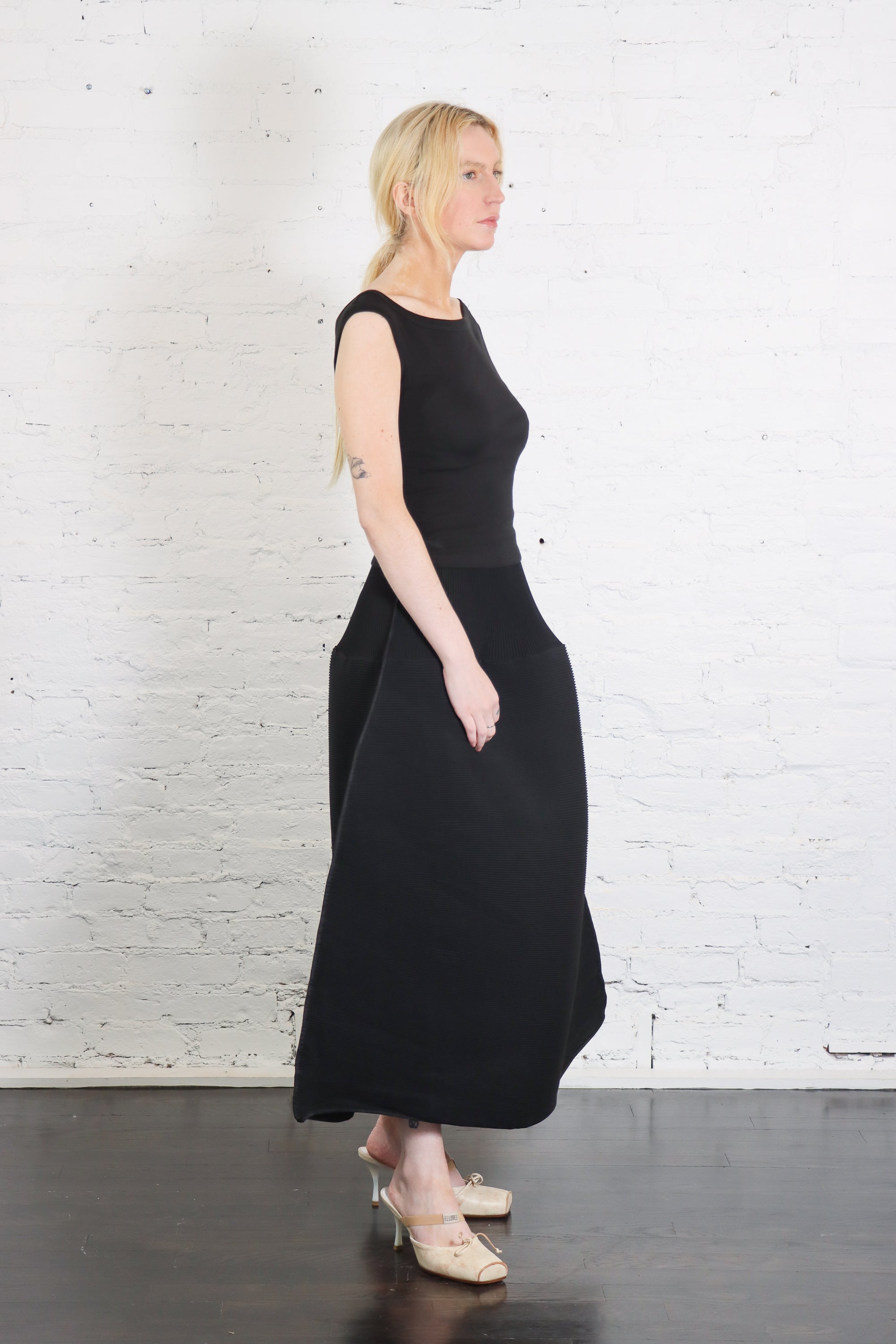 Ripple Skirt in Black by Melitta Baumeister-Melitta Baumeister-Idlewild-Cincinnati