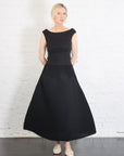 Ripple Skirt in Black by Melitta Baumeister-Melitta Baumeister-Idlewild-Cincinnati