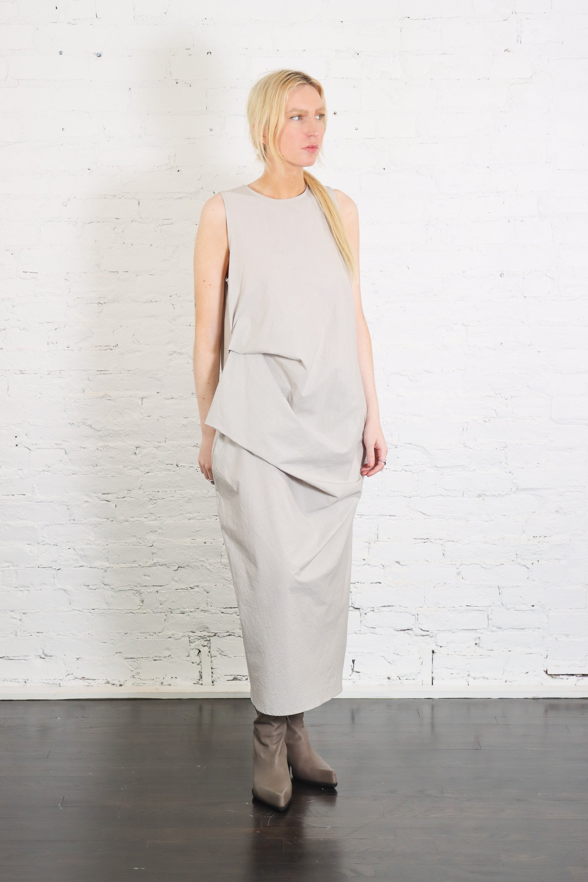 Ripstop Dress in Ash by Lauren Manoogian-Lauren Manoogian-Idlewild-Cincinnati