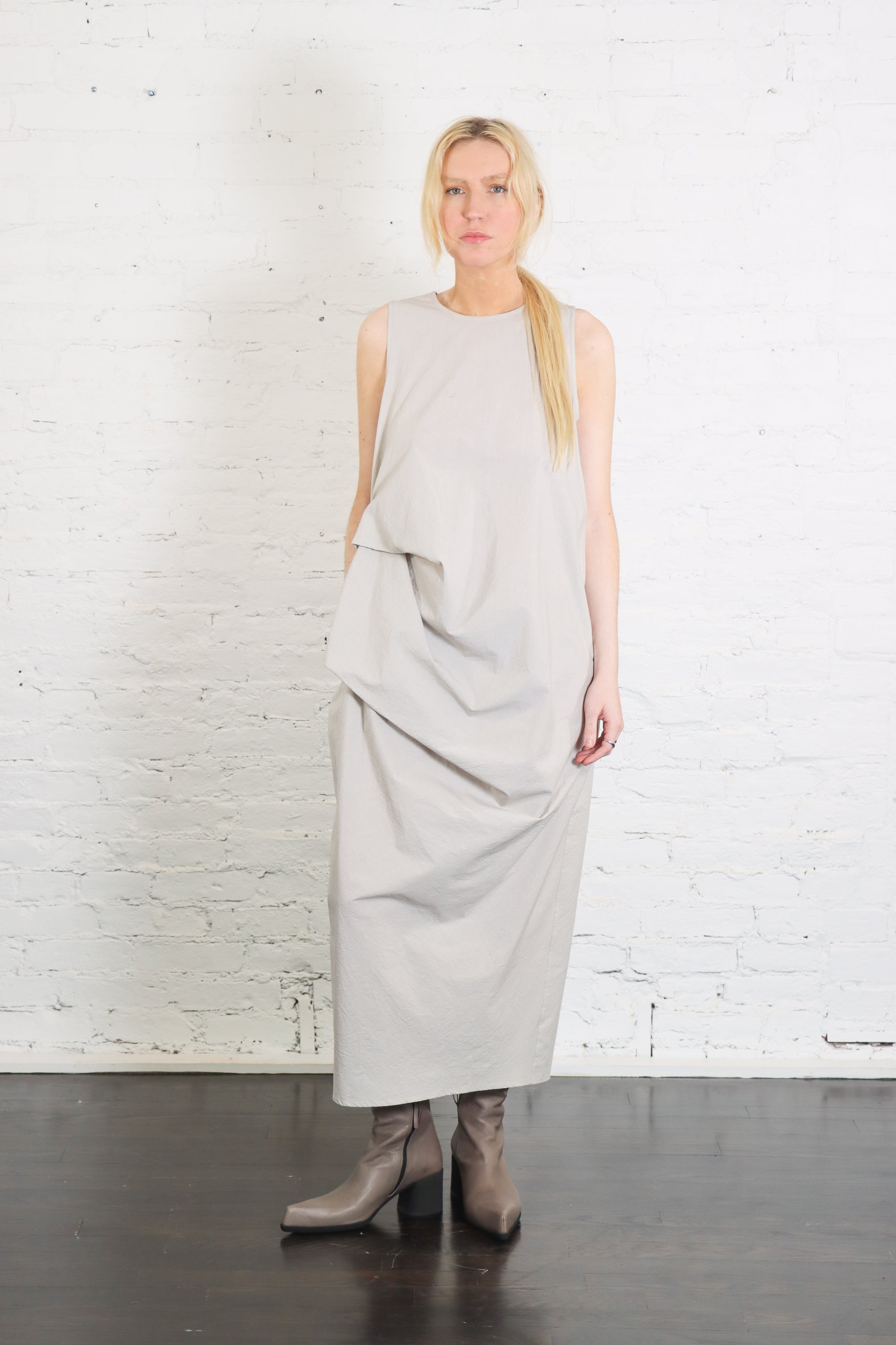 Ripstop Dress in Ash by Lauren Manoogian-Lauren Manoogian-Idlewild-Cincinnati
