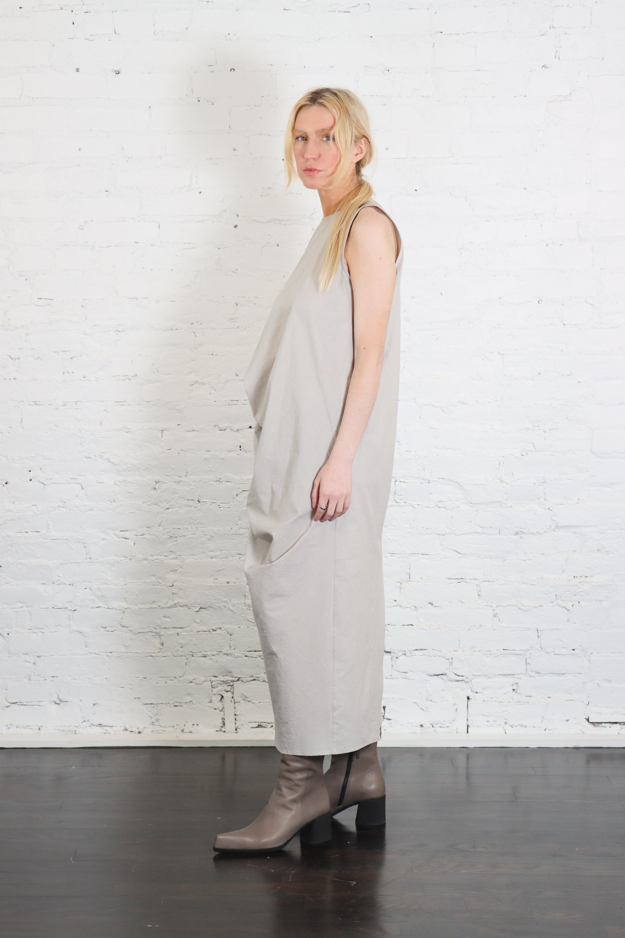 Ripstop Dress in Ash by Lauren Manoogian-Lauren Manoogian-Idlewild-Cincinnati
