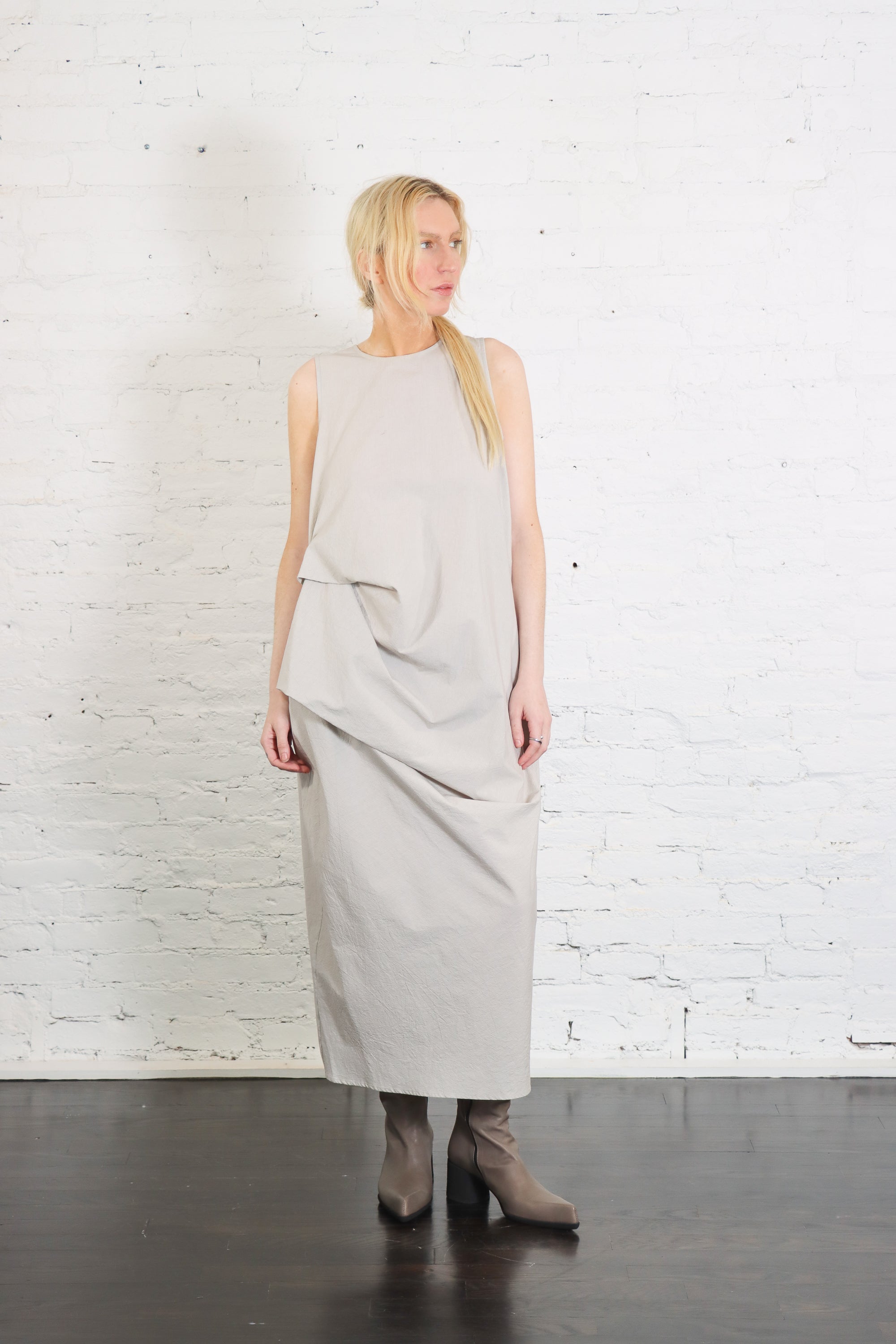 Ripstop Dress in Ash by Lauren Manoogian-Lauren Manoogian-Idlewild-Cincinnati