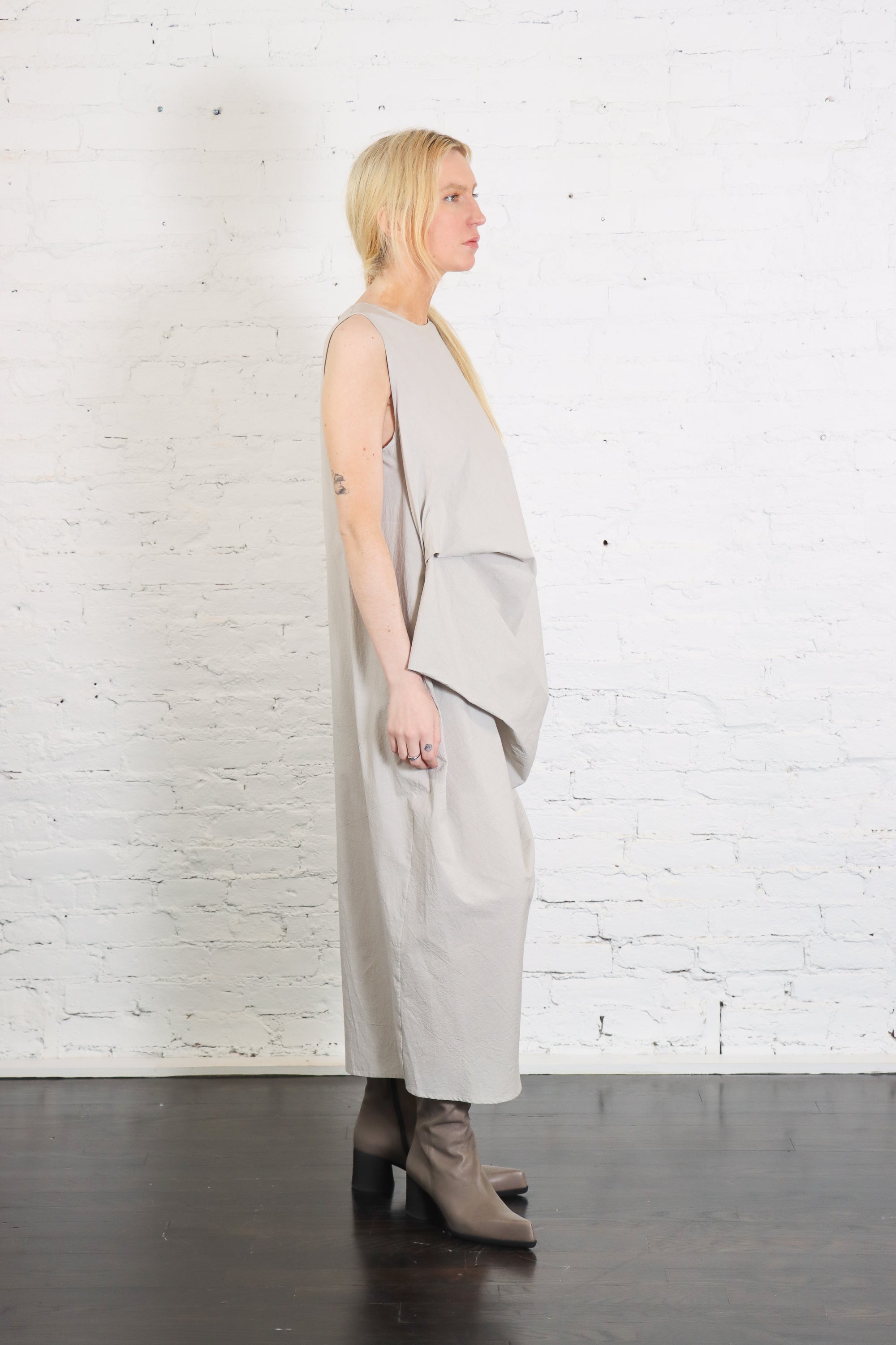 Ripstop Dress in Ash by Lauren Manoogian-Lauren Manoogian-Idlewild-Cincinnati