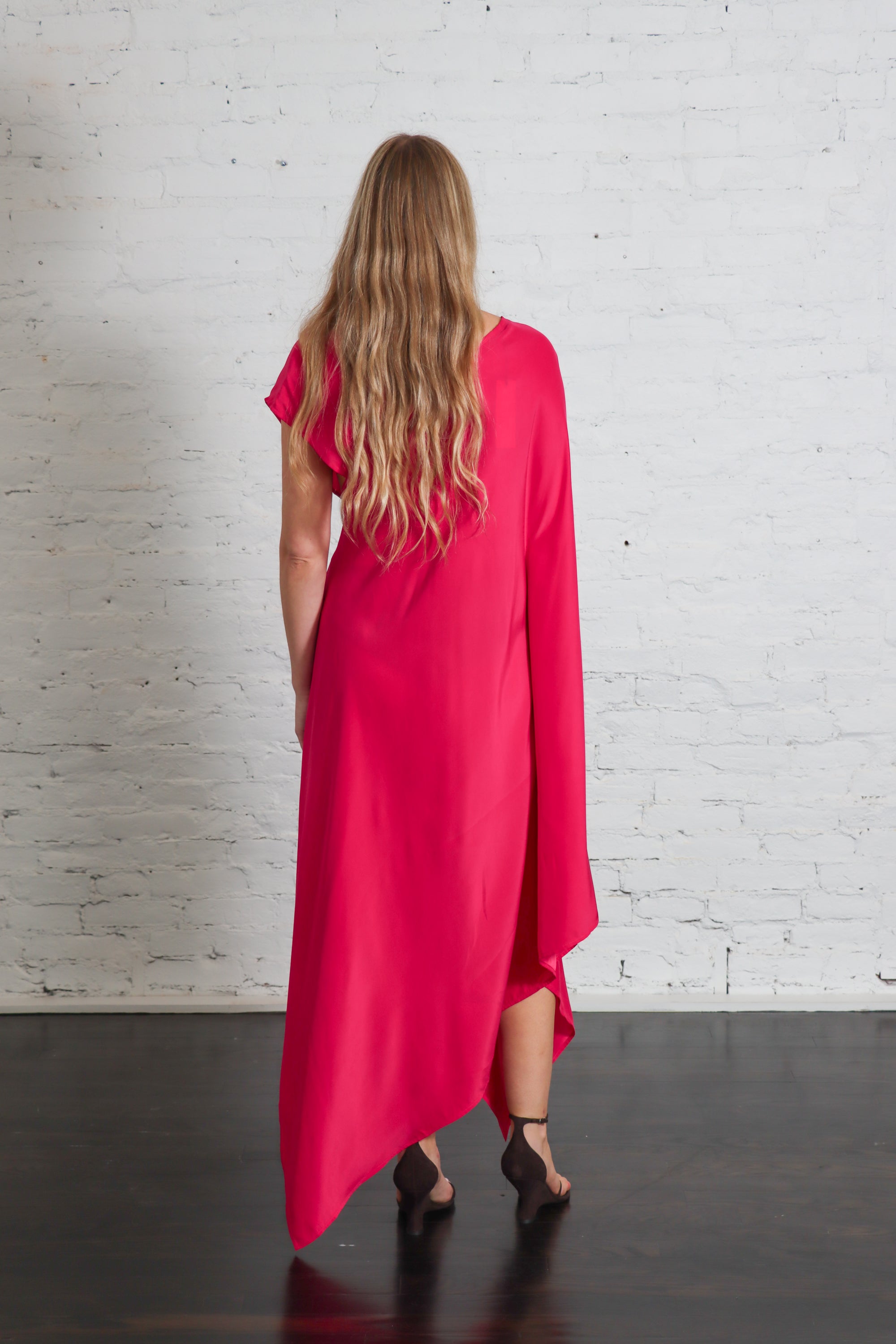 Ritz Dress in Rani Pink by Shwetambari-Shwetambari-Idlewild-Cincinnati