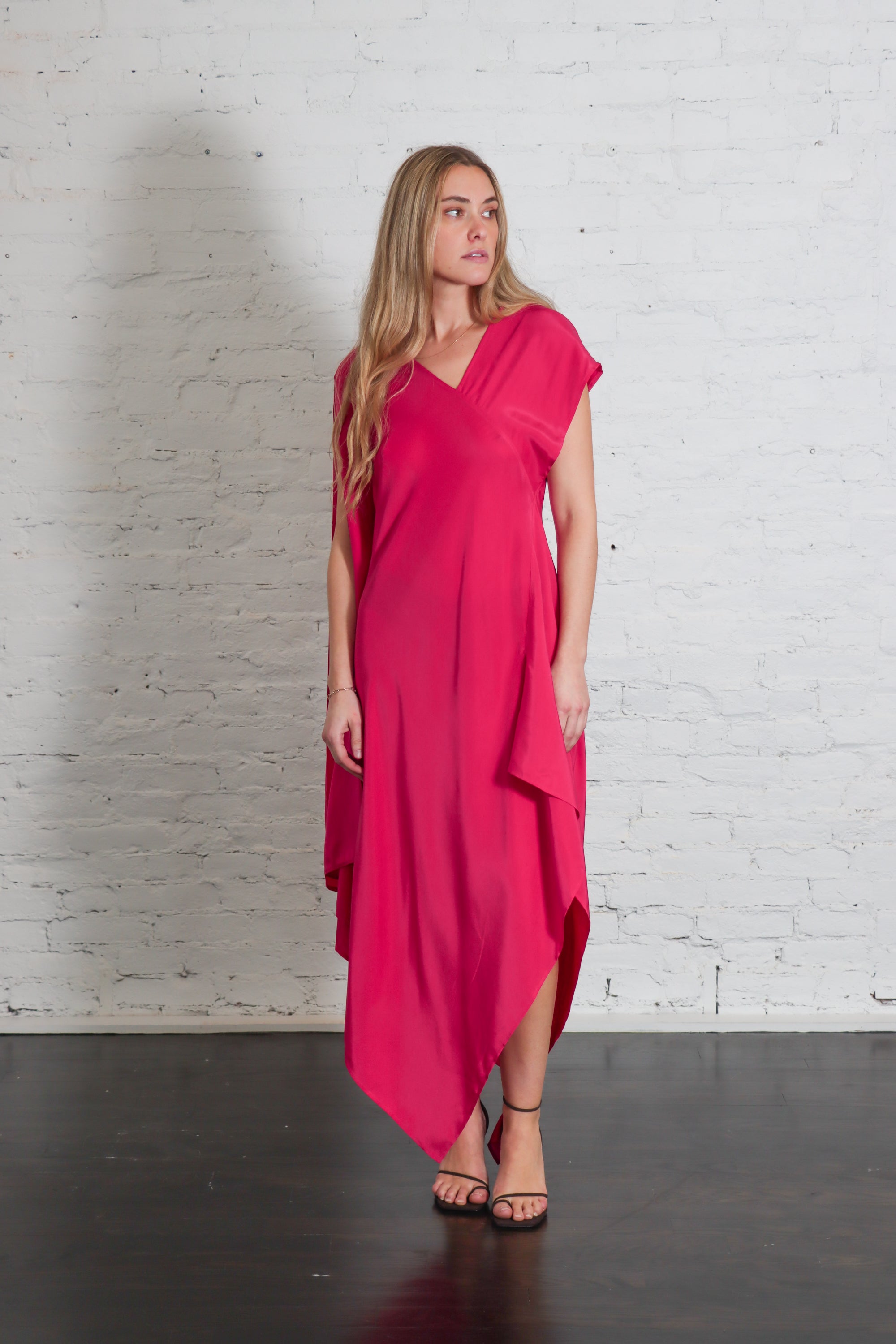 Ritz Dress in Rani Pink by Shwetambari-Shwetambari-Idlewild-Cincinnati