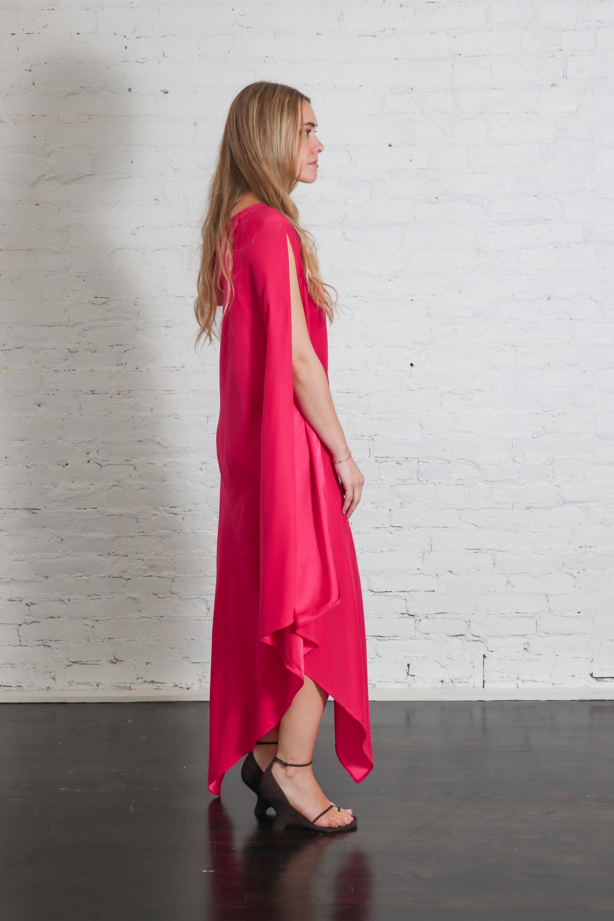 Ritz Dress in Rani Pink by Shwetambari-Shwetambari-Idlewild-Cincinnati