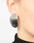 Rock Earrings in Polished Palladio by MM6 Maison Margiela-MM6-Idlewild