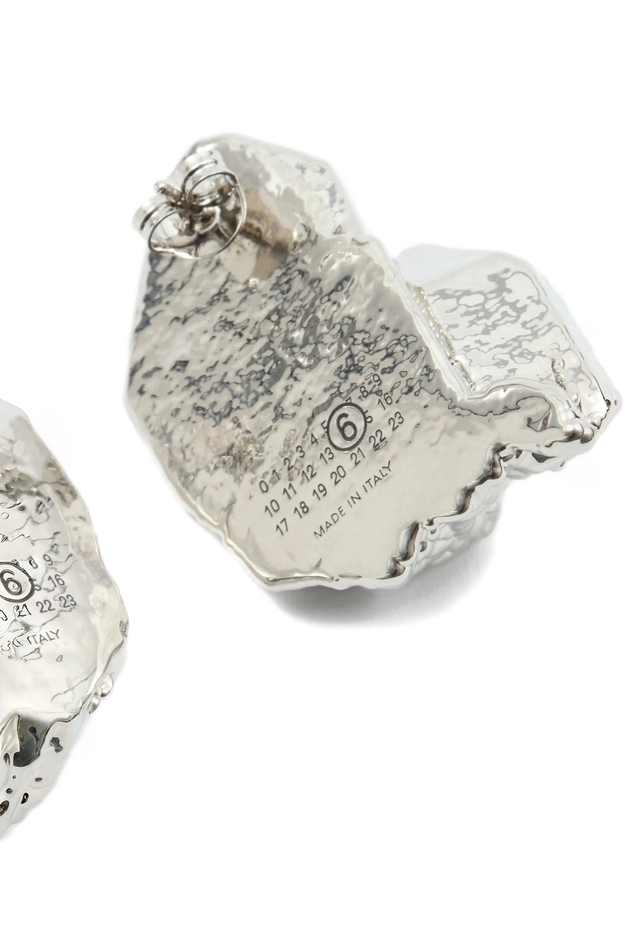 Rock Earrings in Polished Palladio by MM6 Maison Margiela-MM6-Idlewild-Cincinnati