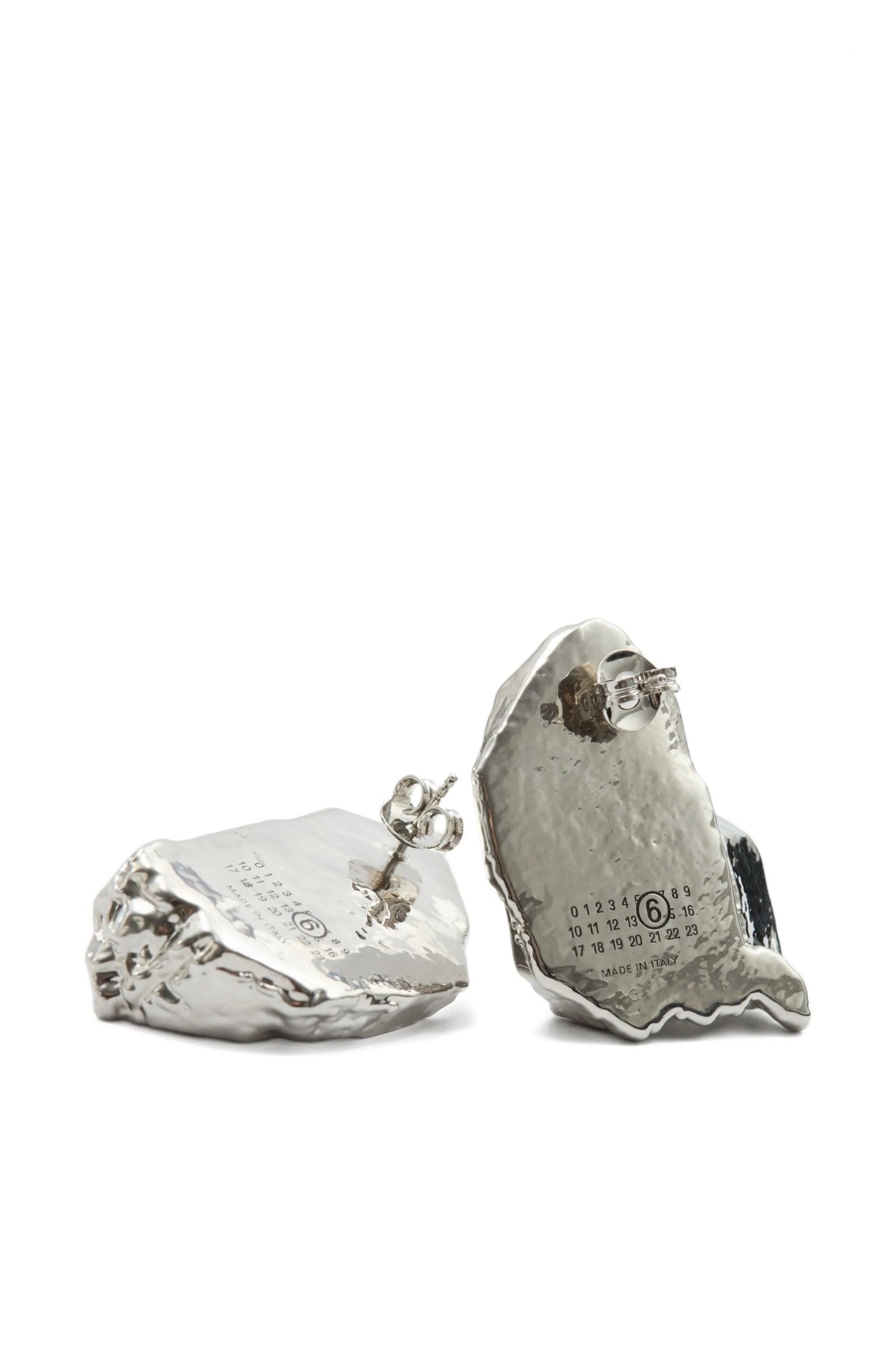 Rock Earrings in Polished Palladio by MM6 Maison Margiela-MM6-Idlewild-Cincinnati