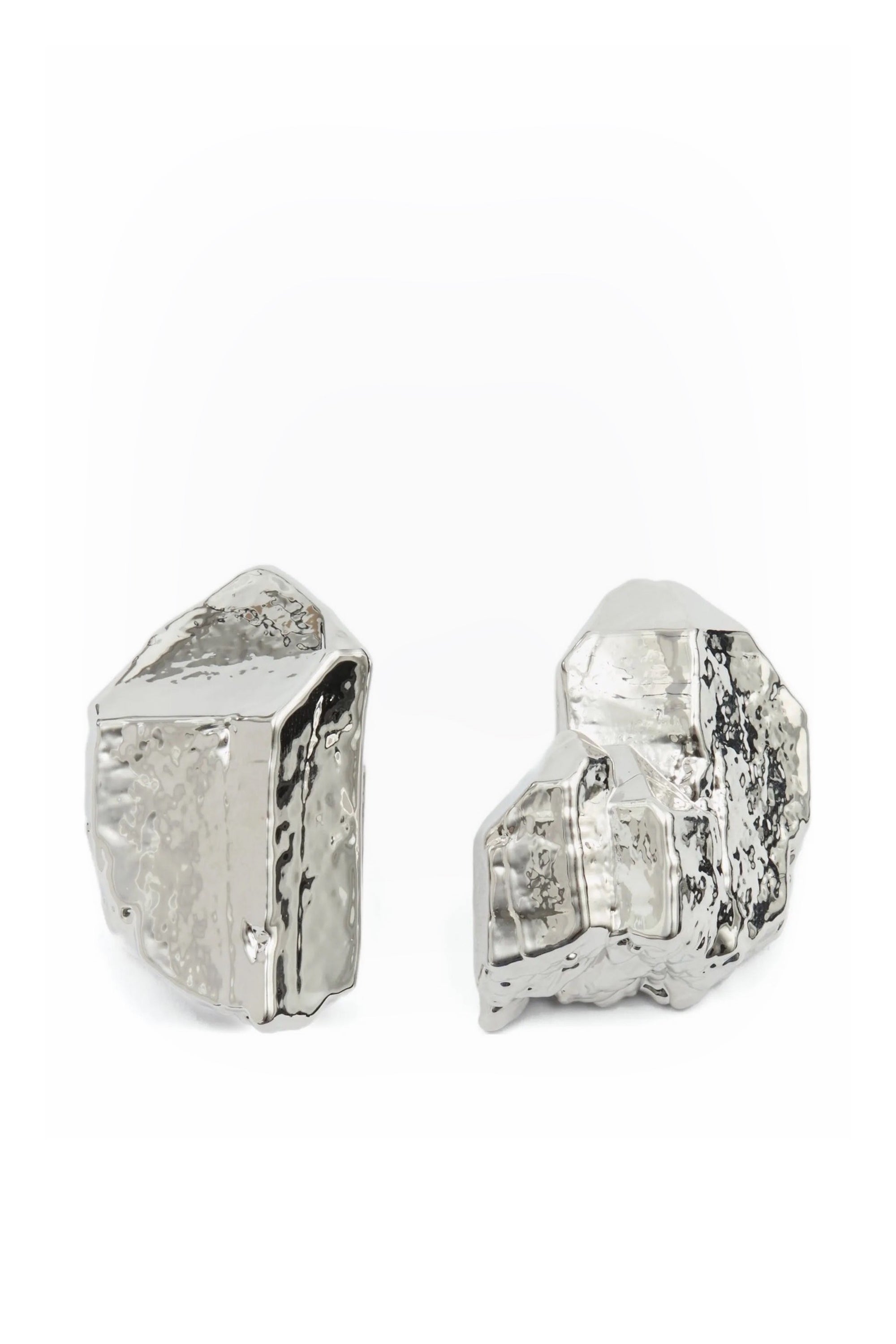 Rock Earrings in Polished Palladio by MM6 Maison Margiela-MM6-Idlewild-Cincinnati