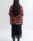 Blaine Fringe Skirt in Black by Rodebjer