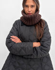 Taby Alpaca Scarf in Dark Coffee by Rodebjer