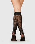 Rosa Lace Knee Highs in Black by Swedish Stockings-Swedish Stockings-Idlewild