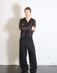 Rustic Mesh Cardigan in Black by Homme Plisse Issey Miyake-Homme Plisse Issey Miyake-Idlewild-Cincinnati