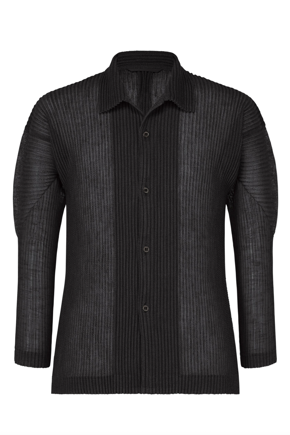 Rustic Mesh Cardigan in Black by Homme Plisse Issey Miyake-Homme Plisse Issey Miyake-Idlewild-Cincinnati