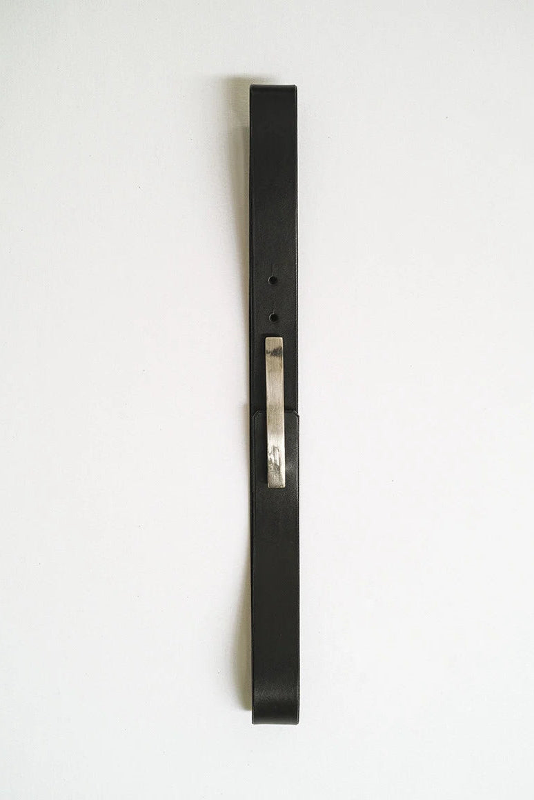 Horizontal Belt in Black/Silver by Johnny Farah