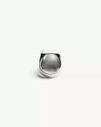 Unexisting Stone Ring in Polished Palladio by MM6 Maison Margiela