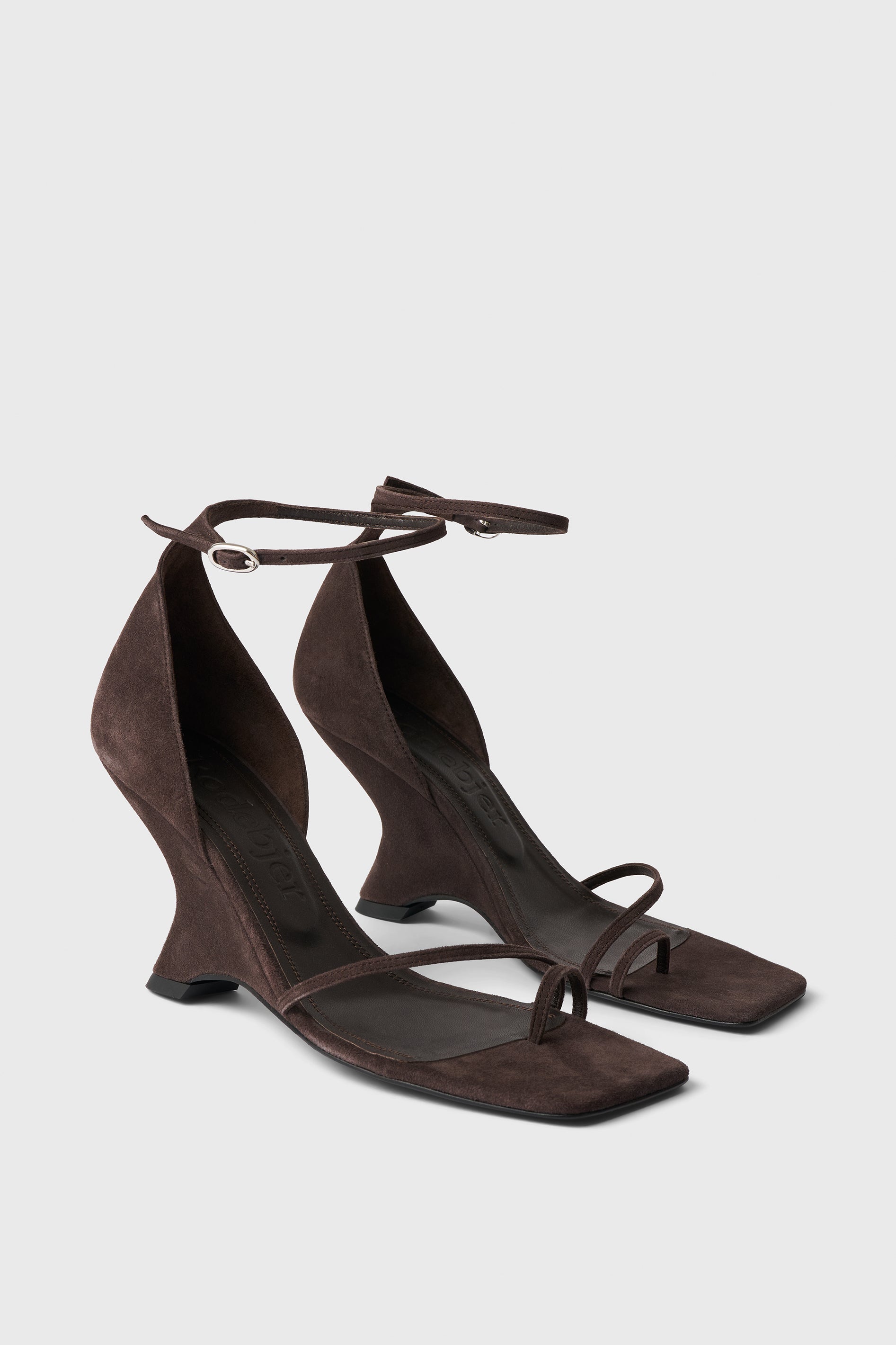 Samba Sandal Heel in Dark Brown by Rodebjer-Shoes-Rodebjer-Idlewild