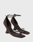 Samba Sandal Heel in Dark Brown by Rodebjer-Shoes-Rodebjer-Idlewild