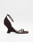 Samba Sandal Heel in Dark Brown by Rodebjer-Rodebjer-Idlewild-Cincinnati