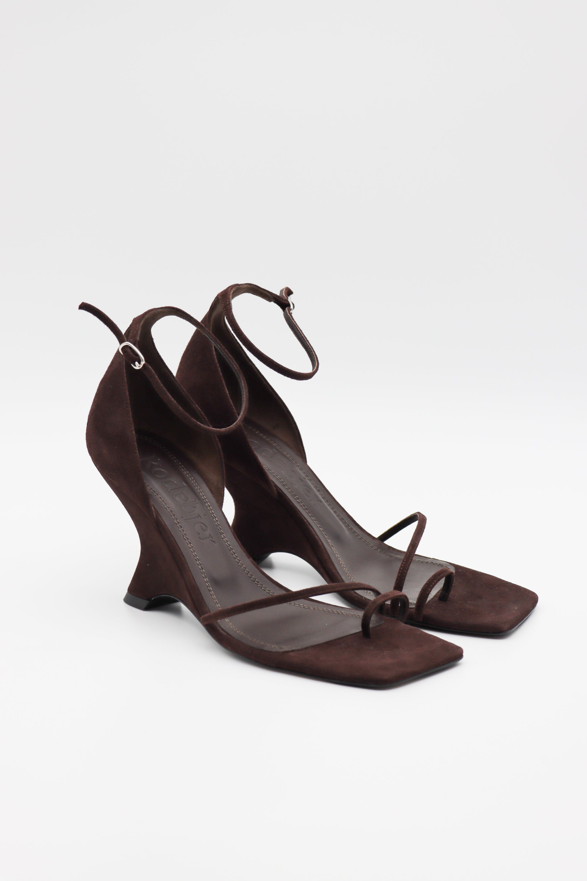 Samba Sandal Heel in Dark Brown by Rodebjer-Rodebjer-Idlewild-Cincinnati