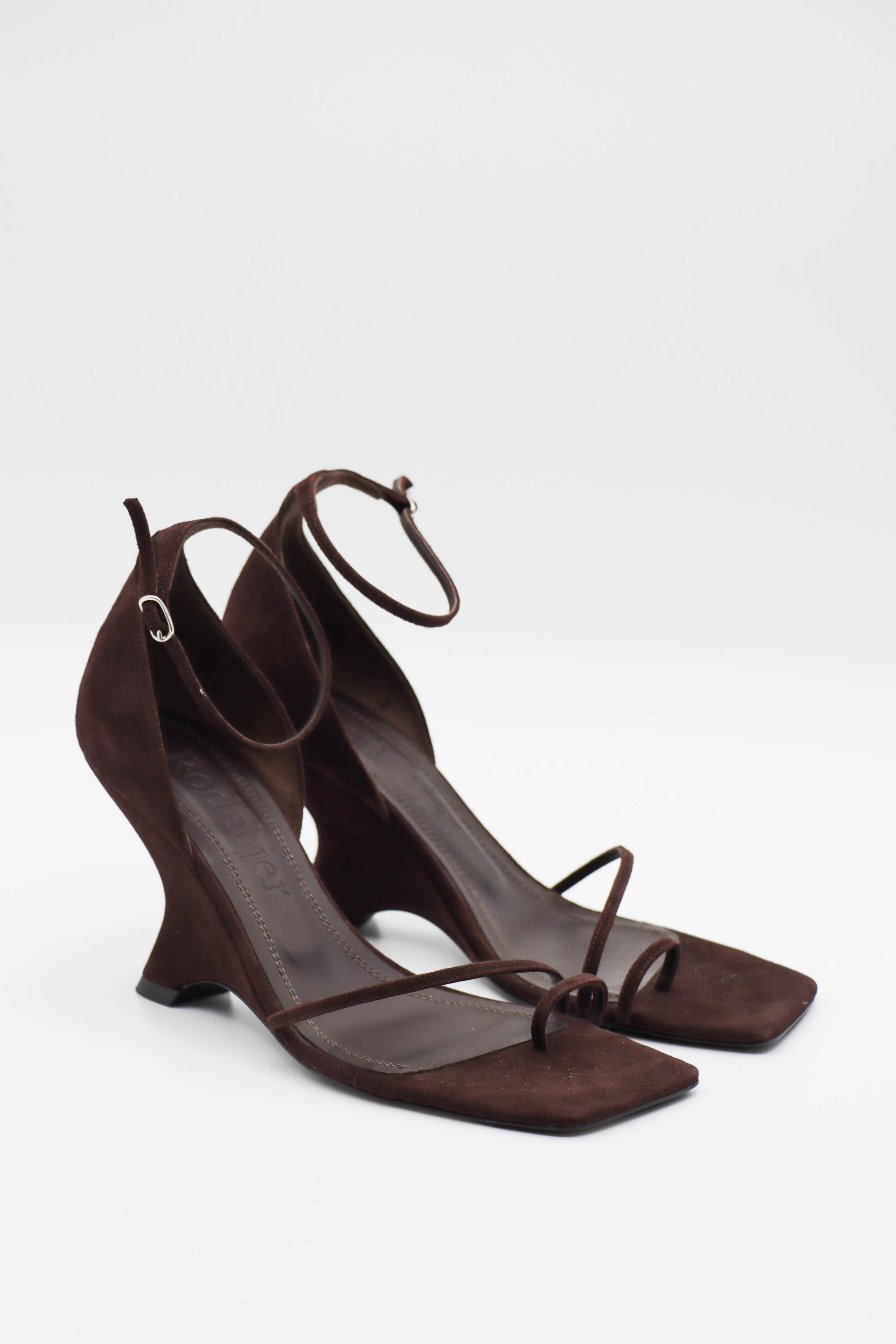 Samba Sandal Heel in Dark Brown by Rodebjer-Rodebjer-Idlewild-Cincinnati