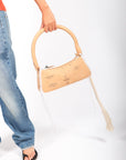 Savvas Shoulder Bag in Brown Paper by Dentro-Idlewild