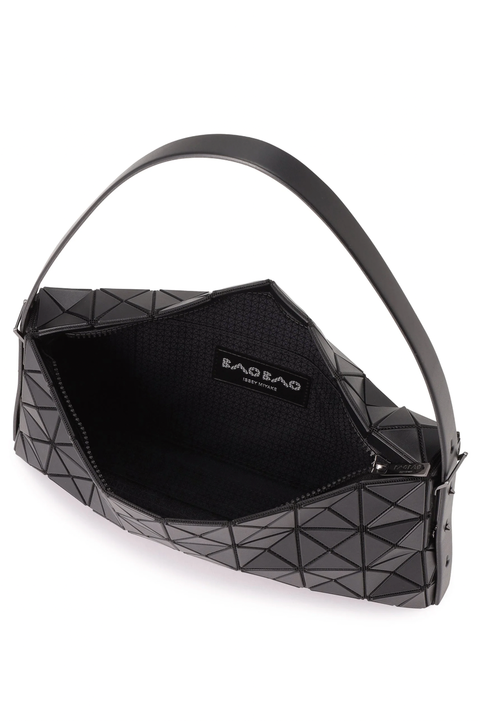 Oblong Bag in Matte Black by Bao Bao Issey Miyake