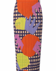 Market Skirt in Tomato by Pleats Please Issey Miyake