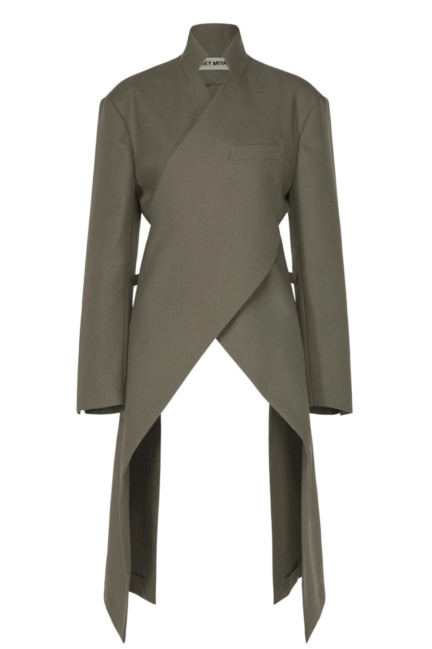 Calligraph Jacket in Grey by Issey Miyake-Issey Miyake-Idlewild-Cincinnati