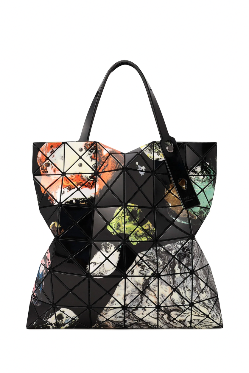 Cosmic Tote Bag in Black Base by Bao Bao Issey Miyake