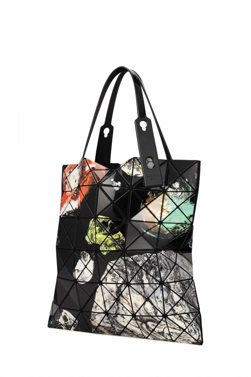 Cosmic Tote Bag in Black Base by Bao Bao Issey Miyake