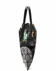 Cosmic Tote Bag in Black Base by Bao Bao Issey Miyake