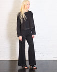 Scuba Bell Bottom Pants in Black by Planet-Planet-Idlewild-Cincinnati