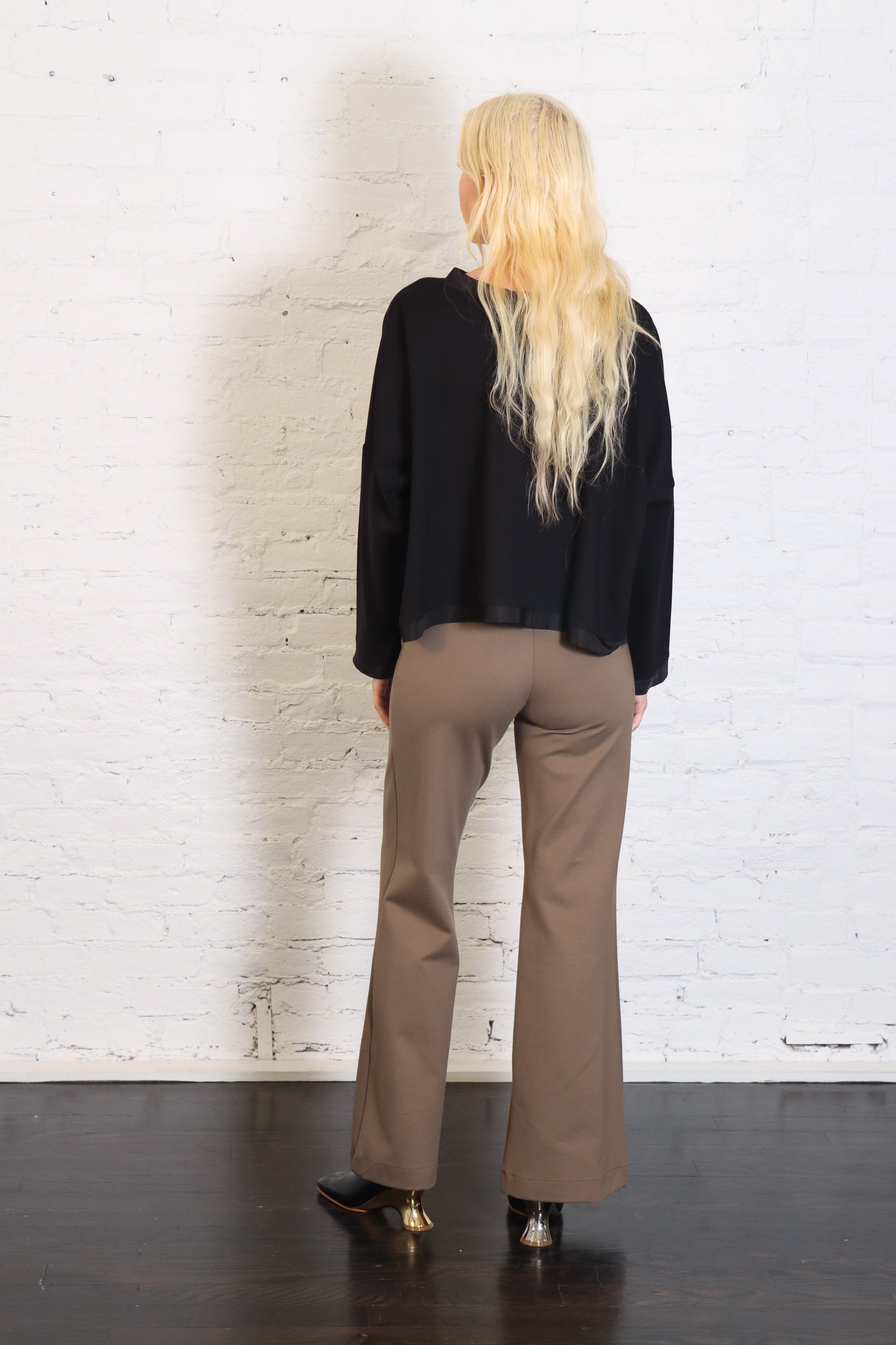 Scuba Bell Bottom Pants in Turtle by Planet-Planet-Idlewild-Cincinnati