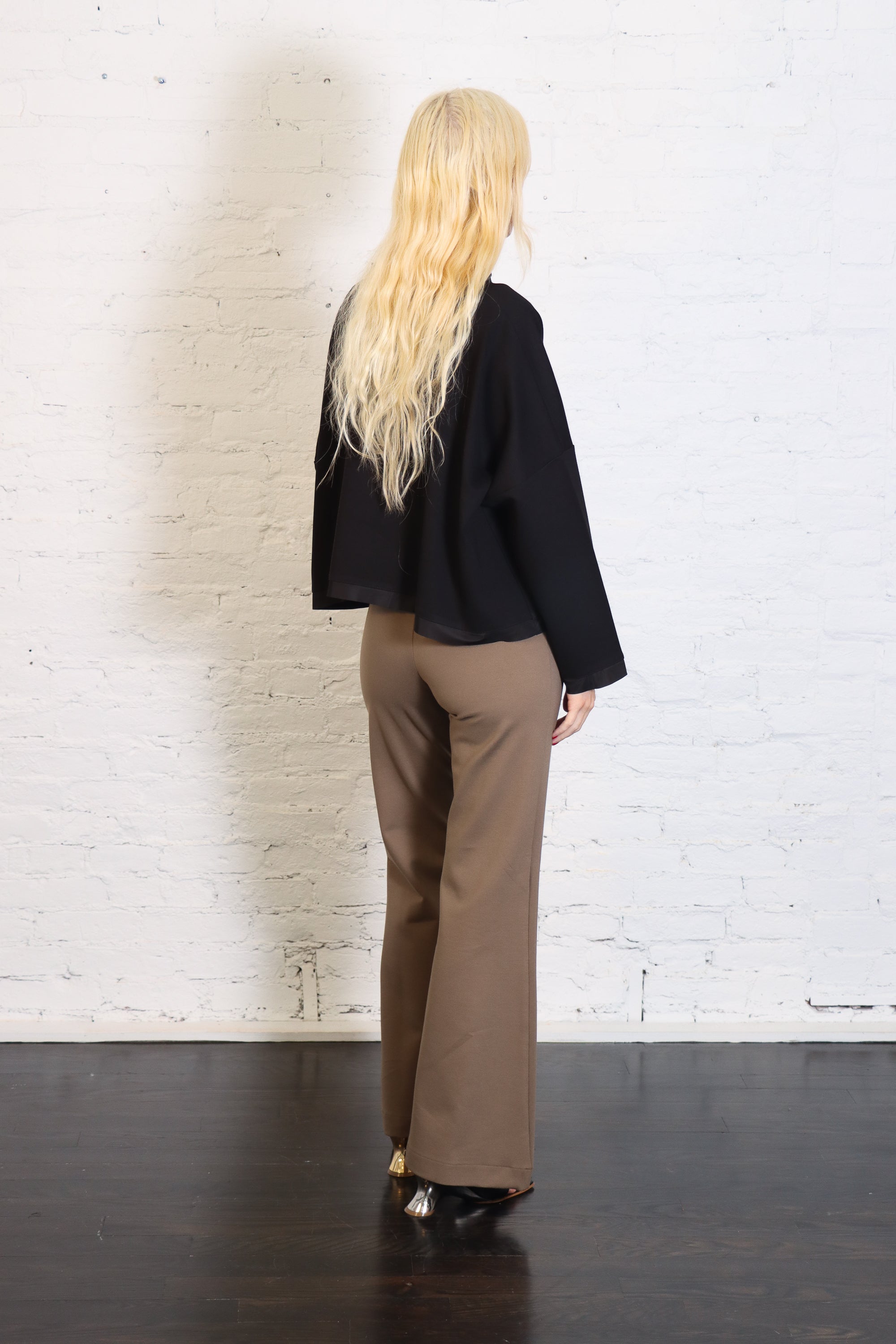 Scuba Bell Bottom Pants in Turtle by Planet-Planet-Idlewild-Cincinnati