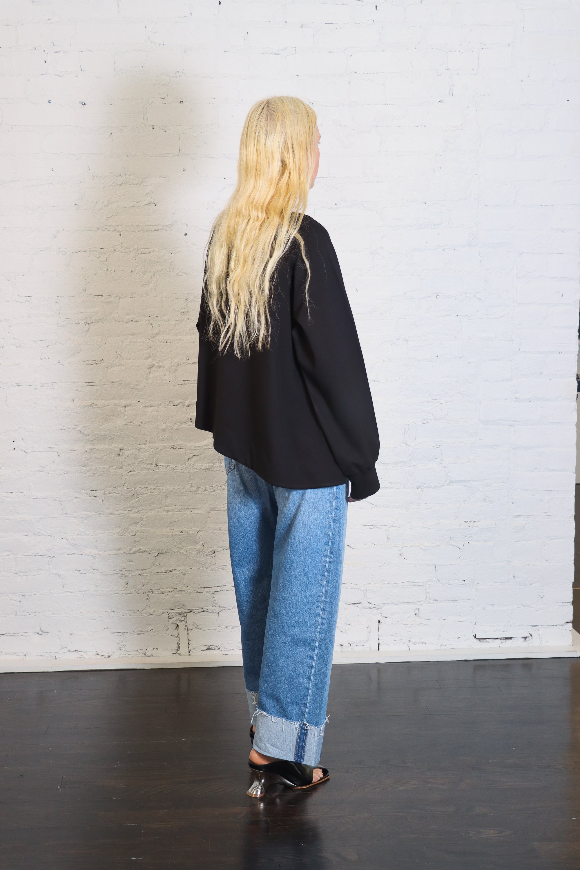 Scuba Mini Puff Top in Black by Planet-Planet-Idlewild-Cincinnati