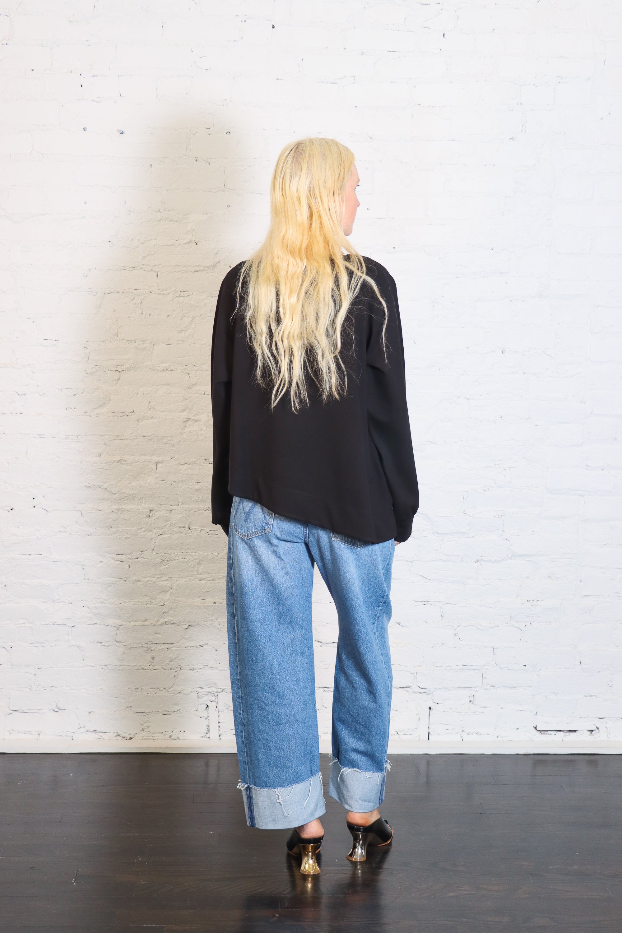 Scuba Mini Puff Top in Black by Planet-Planet-Idlewild-Cincinnati