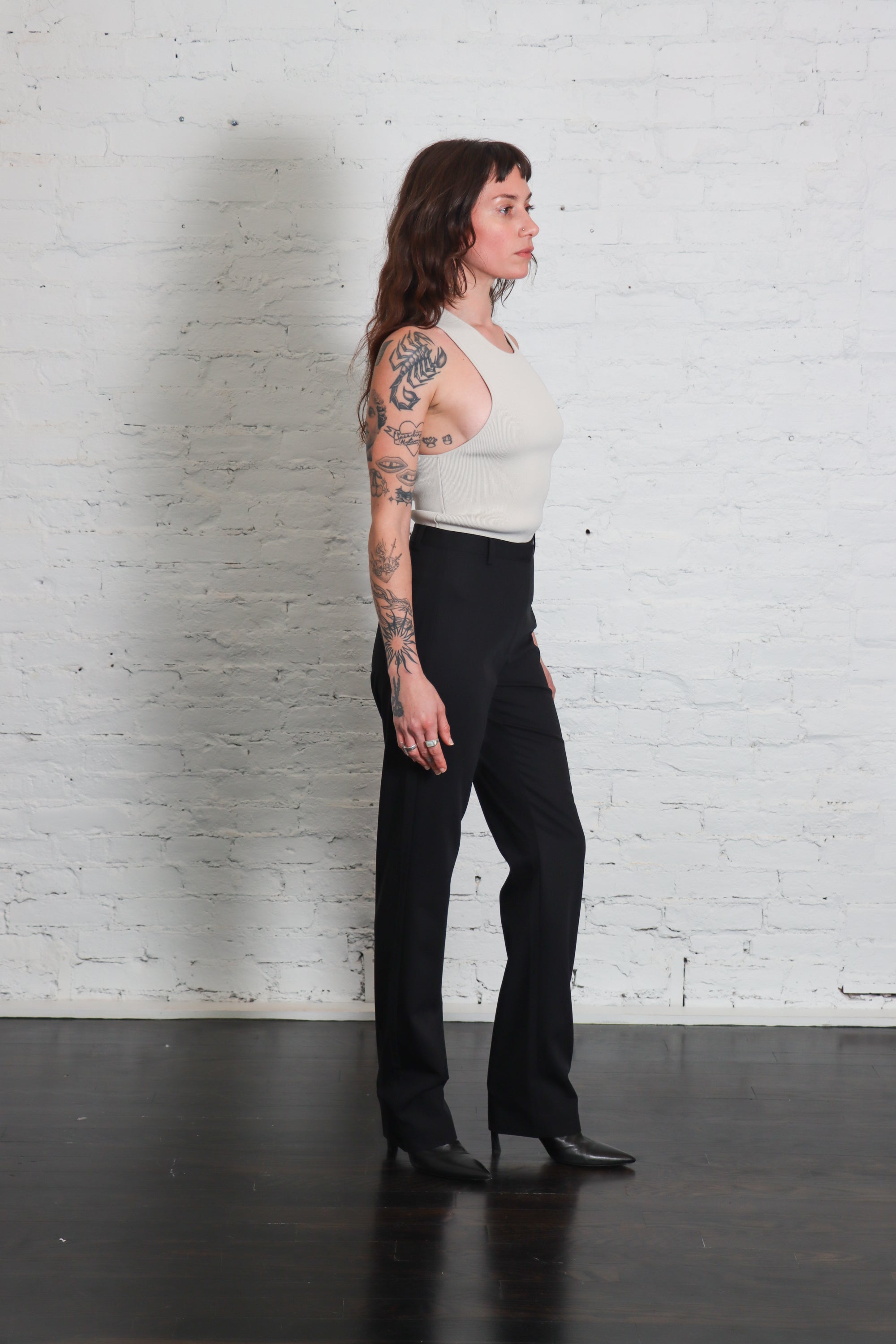Wool Hybrid Skirt Pants in Black by St. Agni-St. Agni-Idlewild-Cincinnati