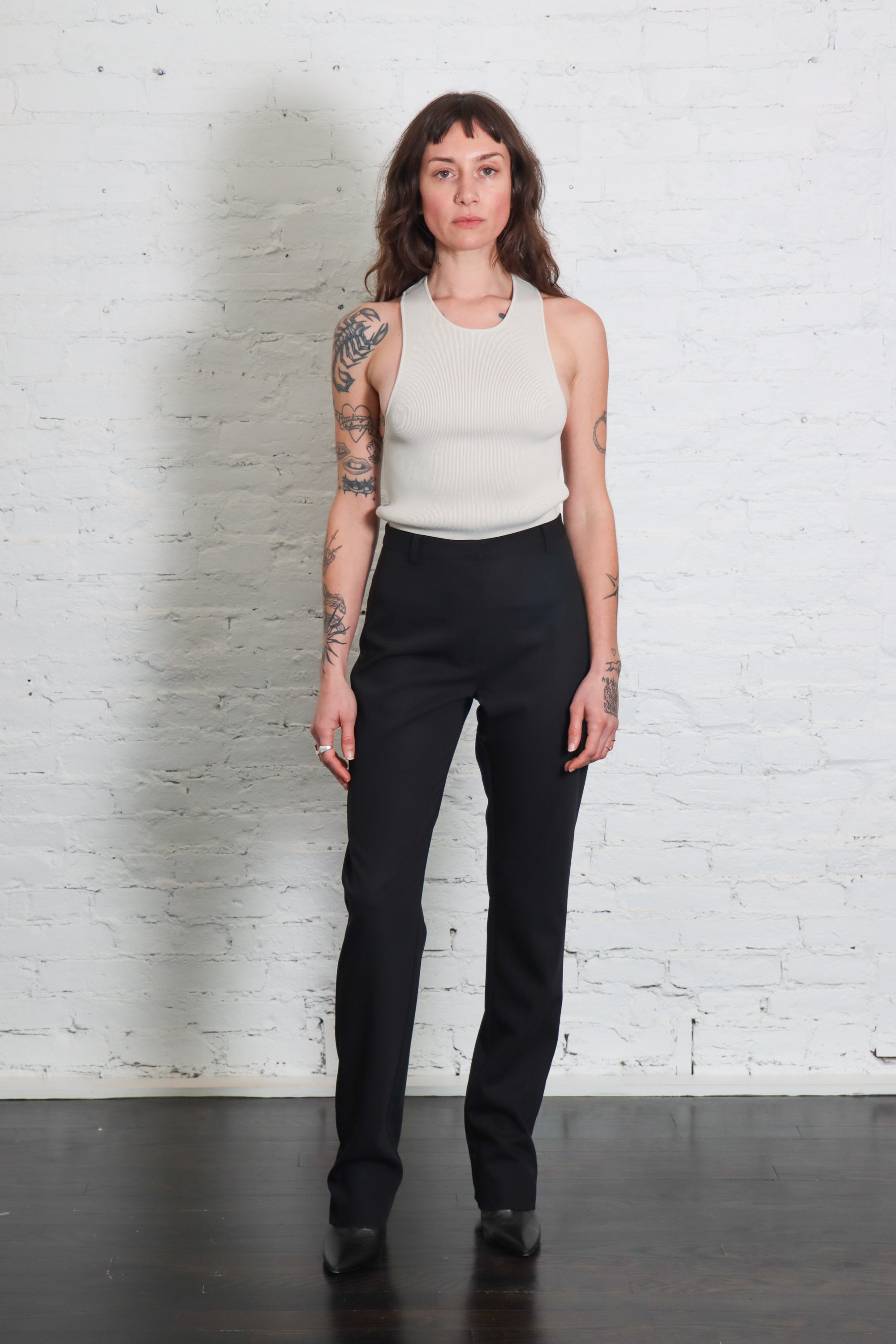Wool Hybrid Skirt Pants in Black by St. Agni-St. Agni-Idlewild-Cincinnati
