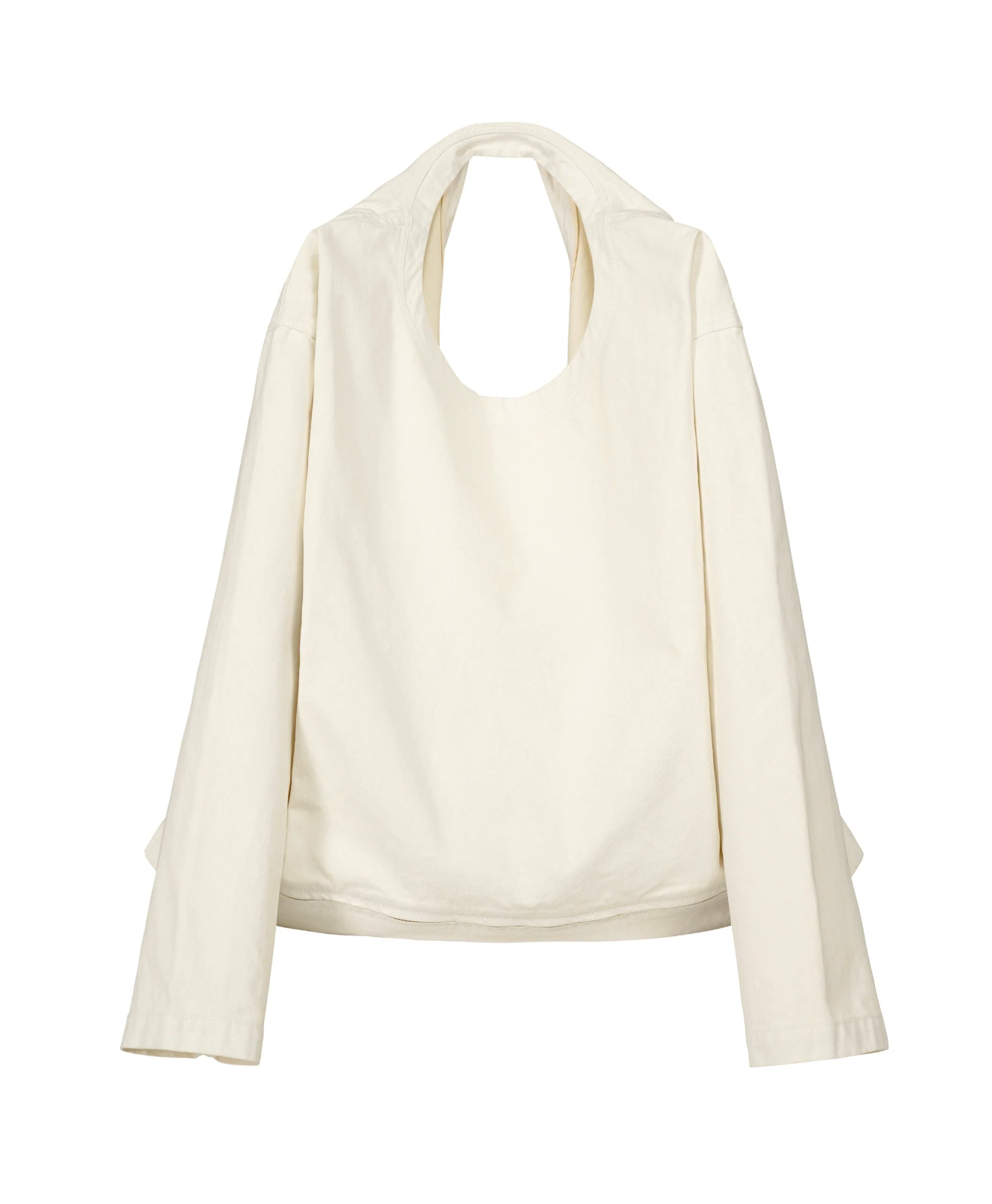 Sculptural (Bag) Long Sleeve in White by Issey Miyake-Issey Miyake-Idlewild-Cincinnati