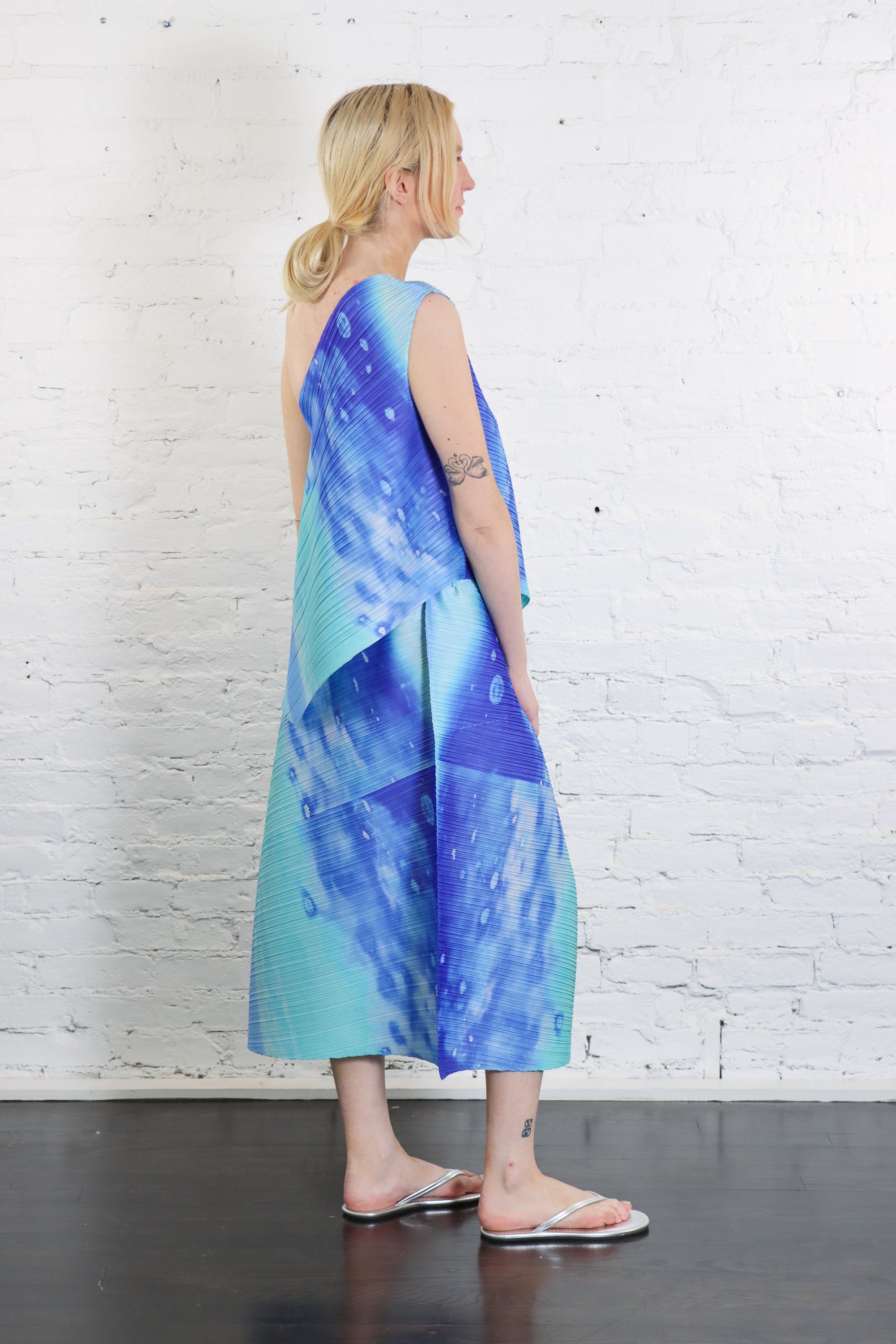 Sea Bubble Top in Blue by Pleats Please Issey Miyake-Pleats Please Issey Miyake-Idlewild-Cincinnati