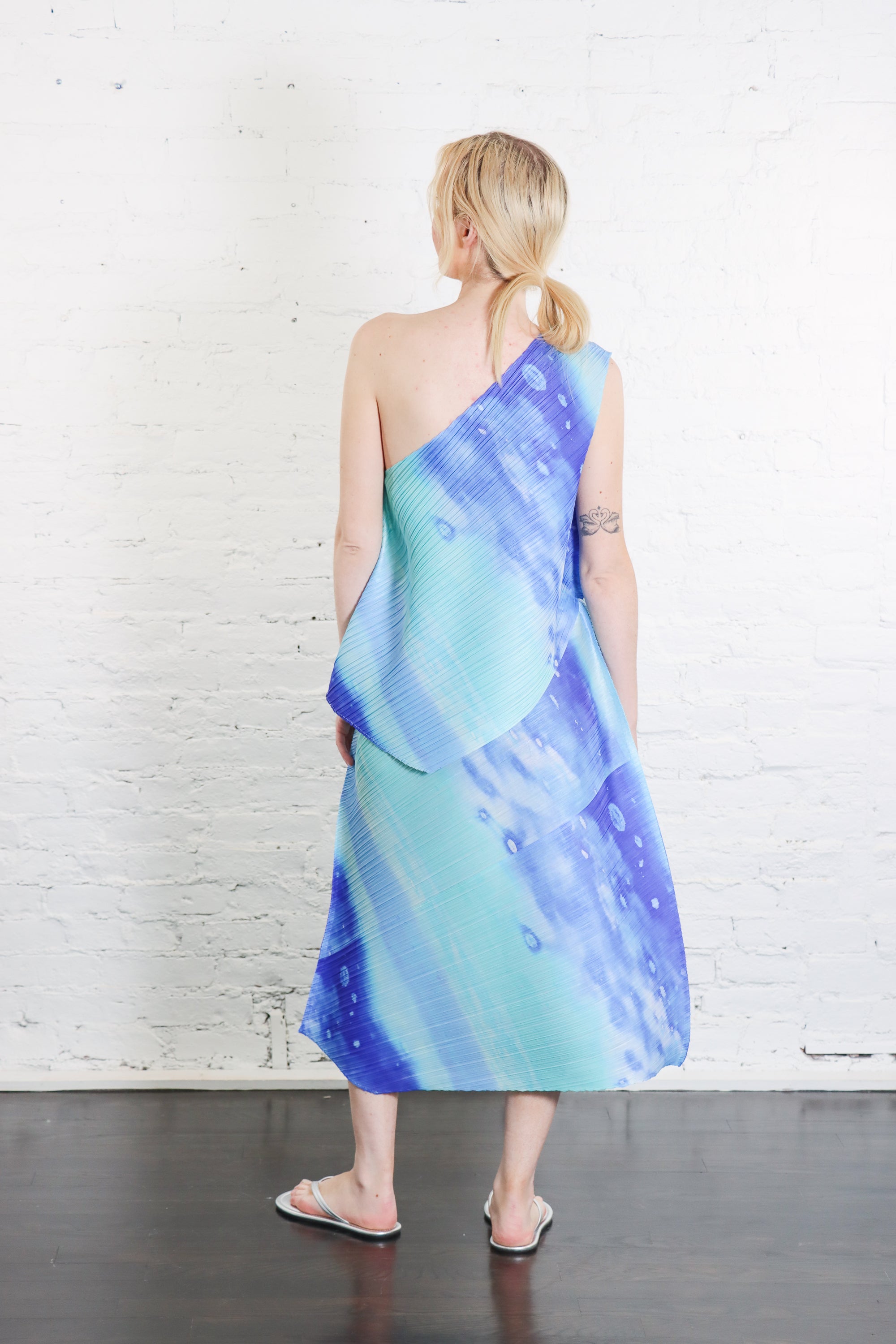 Sea Bubble Top in Blue by Pleats Please Issey Miyake-Pleats Please Issey Miyake-Idlewild-Cincinnati