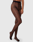 Selma Net Tights in Black by Swedish Stockings-Swedish Stockings-Idlewild