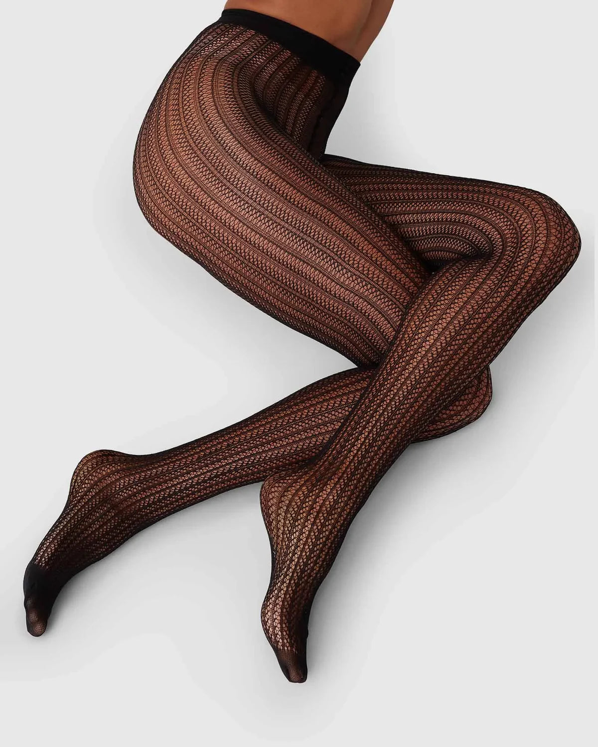 Selma Net Tights in Black by Swedish Stockings-Swedish Stockings-Idlewild-Cincinnati